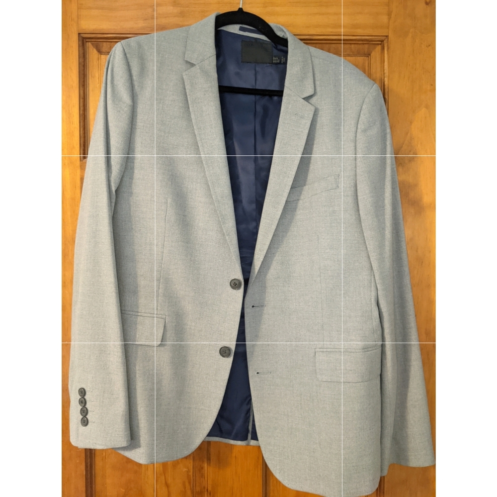 Men's gray blazer